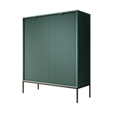 Meubella Dressoir Navil - Groen - 104 cm - Hoog product