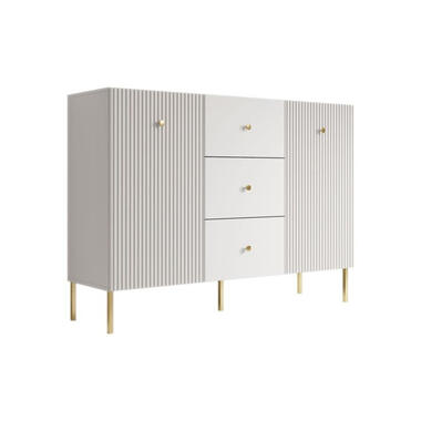 Meubella Dressoir Vermont - Wit - 135 cm product