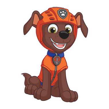 Sanders & Sanders muursticker - PAW patrol - oranje en bruin - 8,5 x 15 cm product