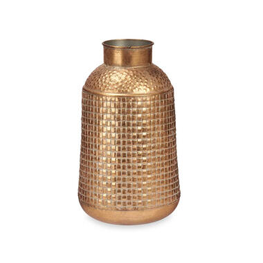 Giftdecor Bloemenvaas Antique Roman - goud - metaal - H39 cm product