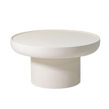 Salontafel Rond 80cm - Beige Beton Ciré - Japandi - Joyce product