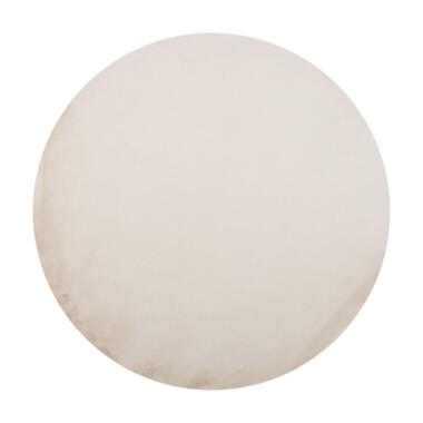 Interieur05 Rond Hoogpolig Vloerkleed Lux Creme - 160 x 160 cm product