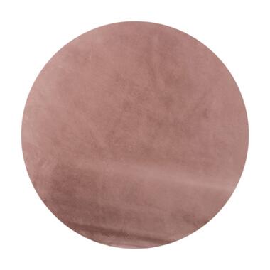 Interieur05 Rond Hoogpolig Vloerkleed Lux Oud Roze - 160 x 160 cm product