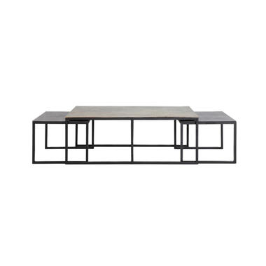 Light & Living - Salontafel KUMALU - 120x60x45cm - Brons - Set van 3 product