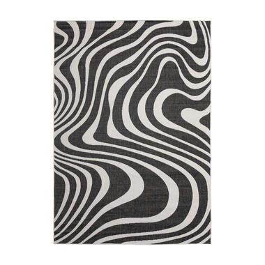 Interieur05 Buitenkleed Swirl Zwart - 290 x 200 cm product