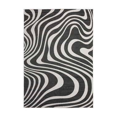 Interieur05 Buitenkleed Swirl Zwart - 230 x 160 cm product