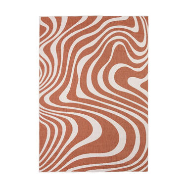 Interieur05 Buitenkleed Swirl Roest - 290 x 200 cm product