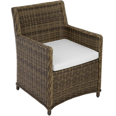 tectake® - Set van 4 luxe wicker tuinstoelen fauteuils - Saint Tropez -404633 product