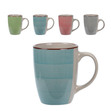 Excellent Houseware Koffiekopjes - 4 stuks - multi-kleur - 270 ml product