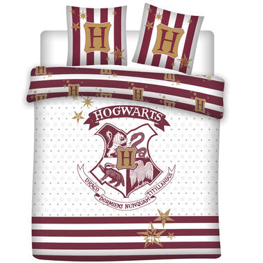 Harry Potter Dekbedovertrek Hogwarts - Lits Jumeaux - 240 x 220 cm - Wit product