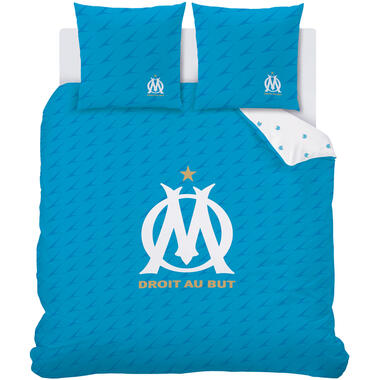 Olympique Marseille Dekbedovertrek Droit au But - 240 x 220 cm - Katoen product