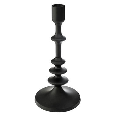 Atmosphera kaarsen kandelaar - dinerkaarsen - zwart - H26 cm product