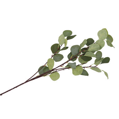 DK Design Kunstbloem Eucalyptus tak Real Touch - 90 cm - groen product