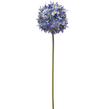 Emerald Emerald Allium/Sierui kunstbloem - blauw - 60 cm product
