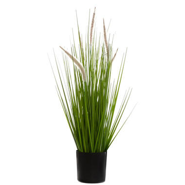 Atmosphera siergras kunstplant - gras sprieten - donkergroen - H70 cm product