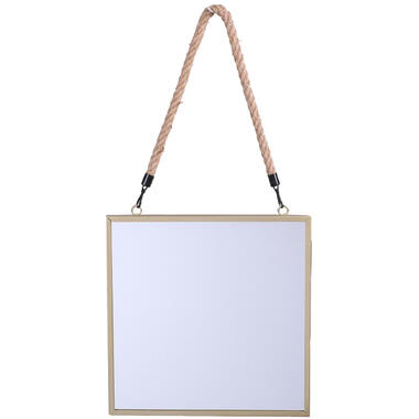 Urban Living Wandspiegel aan koord Sevilla - frame goud - 30 cm product