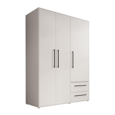 Meubella Kledingkast Mayen - Wit - 145 cm product