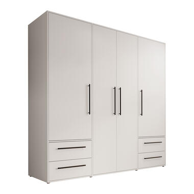 Meubella Kledingkast Mayen - Wit - 206 cm product