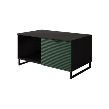 Meubella Salontafel Delgado - Mat zwart - Groen - 100 cm product