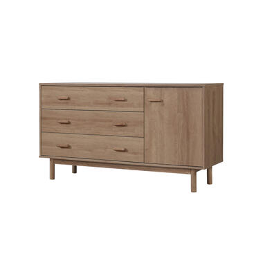 Melanie - Dressoir met 1 deur en 3 laden eiken product