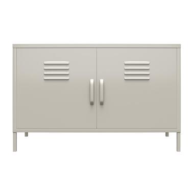 Bradford - Kledingkast met 2 taupe metalen deuren product