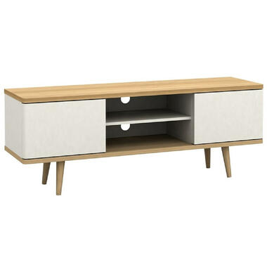 Alandra - 2-deurs dressoir in eiken/crème afwerking product