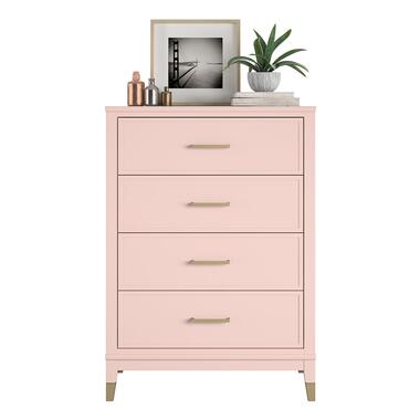 Westerleigh - Commode met 4 laden in roze MDF product