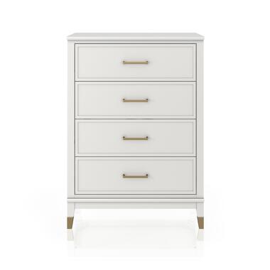 Westerleigh - Commode met 4 laden in wit MDF product