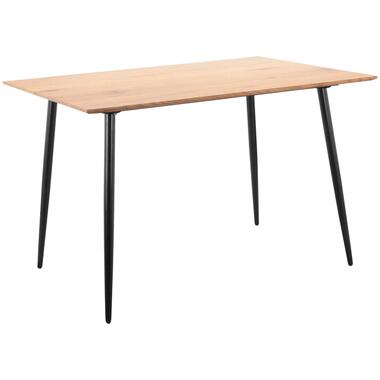 Monza - Eettafel 120x80 cm 6 personen in zwart eiken MDF product