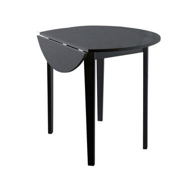 Trend - Ronde eettafel 92x54 cm 4-persoons in zwart eiken MDF product