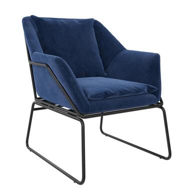 Avery - Fauteuils blauw fluwelen product