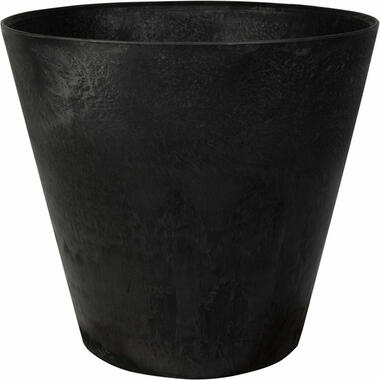 Artstone Bloempot Claire - zwart - 43x39 cm - met drainagesysteem product