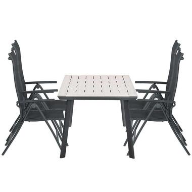 Santos tuinset 5-delig - Penedo tafel 160x90 cm