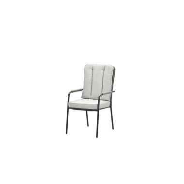 Garden Impressions Venice dining fauteuil - carbon black - rope taupe product