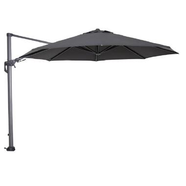 Garden Impressions Hawaii zweefparasol Ø350 c. black - licht grijs product