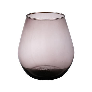 Hakbijl Glass Bloemenvaas Billy - mauve - eco glas - D25 x H30 cm product