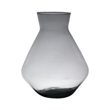 Hakbijl Glass Bloemenvaas Alexandra - zwart - eco glas - D19 x H25 cm product