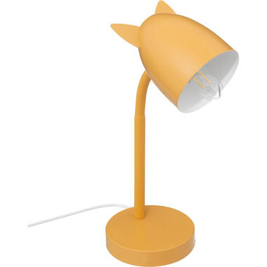 Atmosphera Tafellamp - met oortjes - geel - 18 x 31 cm - bureaulamp product