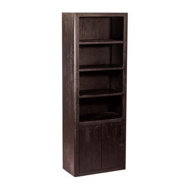 Tower living Tenna boekenkast zwart 80x45x220cm product