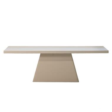 Eettafel Rechthoek 240cm - Beige Eco Composiet - Avia product