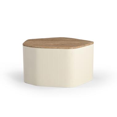 Salontafel Organisch 76cm - Beige/Naturel Travertin - Cersei product