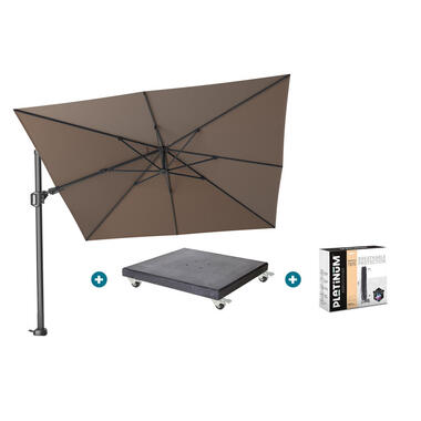 Platinum Challenger Premium T2 3x3 m - Havana met Modena voet en hoes product