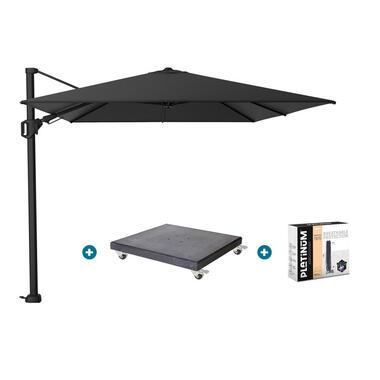Platinum Challenger Premium T2 3.5x2.6 m - Jet Black met Modena voet en hoes product