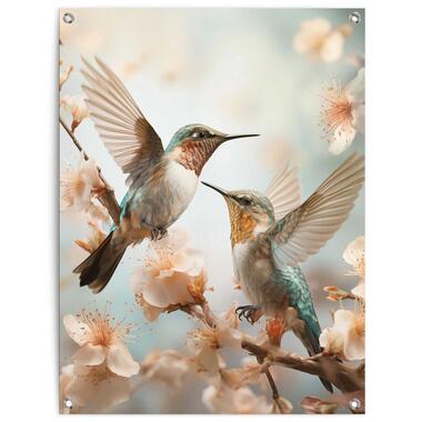 Tuinposter - Spring Birds - 80x60 cm product