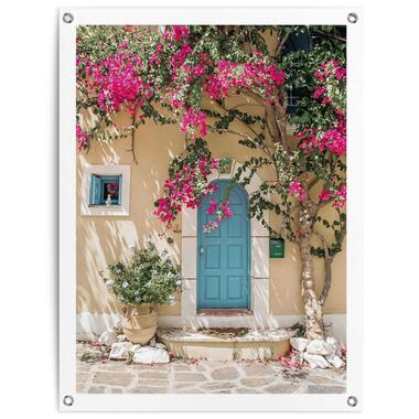 Tuinposter - Mediterranean Door - 80x60 cm Canvas product