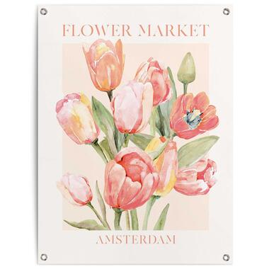 Tuinposter - Tulips From Amsterdam - 80x60 cm Canvas product