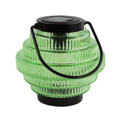 Countryfield Tuin lantaarn - solar - groen/zwart - D16 x H16 cm product
