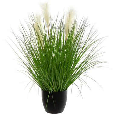 Atmosphera siergras kunstplant - gras sprieten - donkergroen - H90 cm product