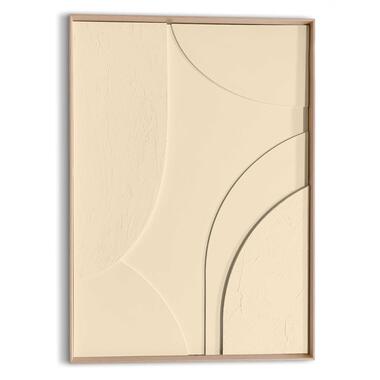 Schilderij - Terrace - sand - 70x50 cm Hout,Gips product