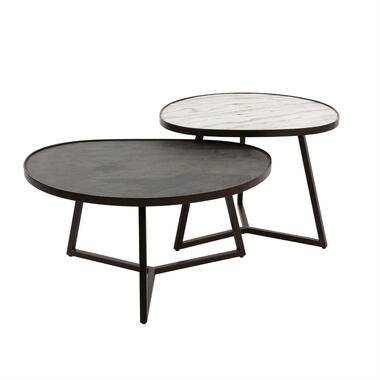 Fraaai - Rolland salontafel set van 2 - leisteen product